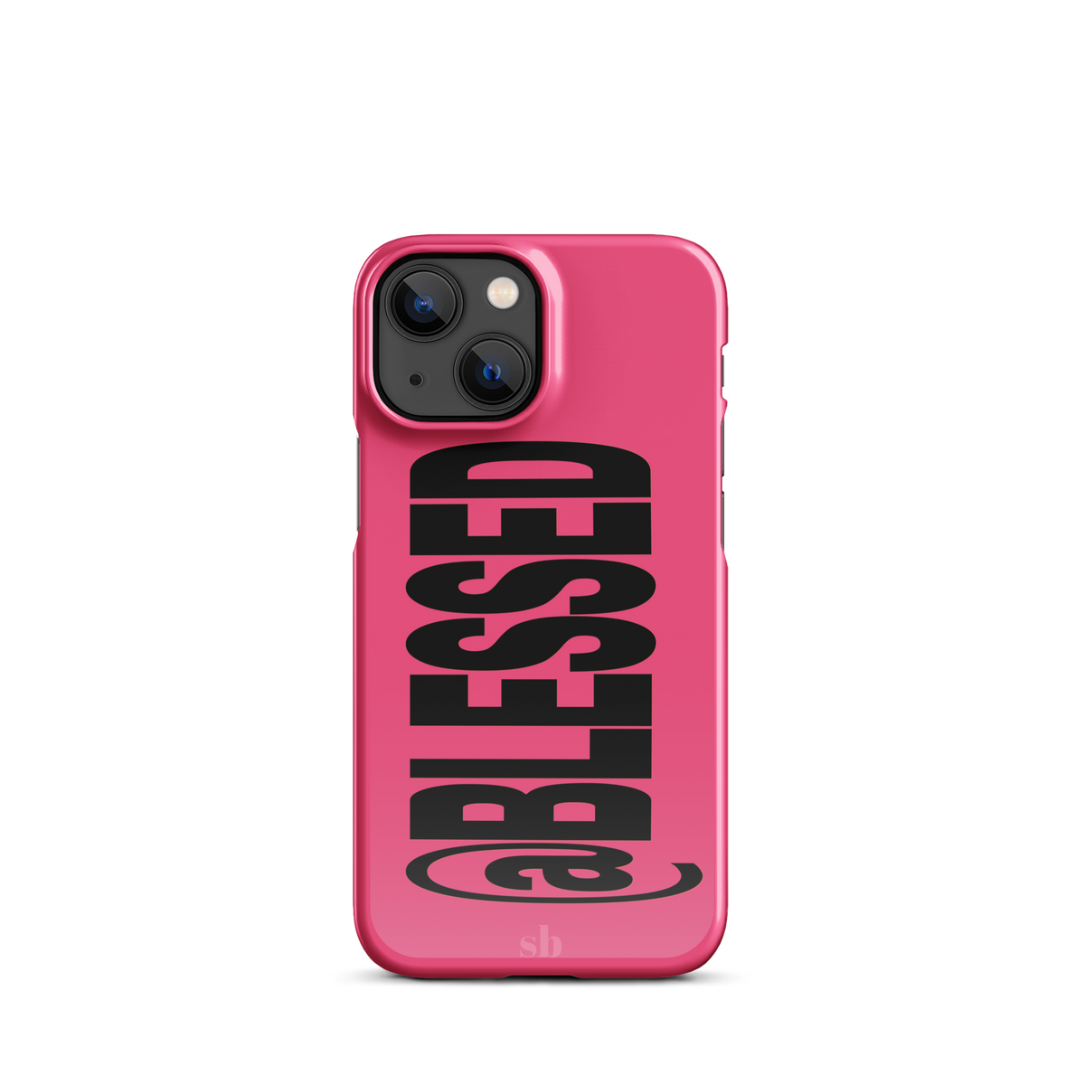 '@BLESSED pink' snap-on case - iPhone 13 Mini '@BLESSED pink' snap-on case - iPhone 13 Mini